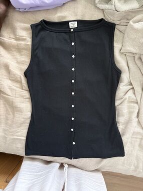 Abercrombie black business casual top